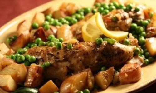 Chicken Vesuvio Chicken Vesuvio